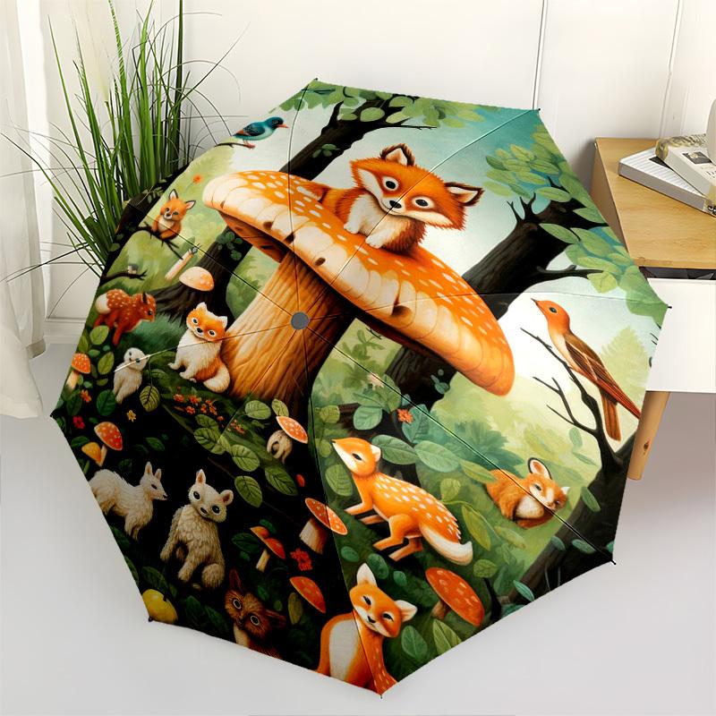 Forest Animals Mushrooms- Automatic umbrella,Suitable for Men and Women, Outdoor Accessories, Suitable for Birthdays 0986b
Forest Animals Mushrooms- Automatic umbrella,Suitable for Men and Women, Outdoor Accessories, Suitable for Birthdays 0986b