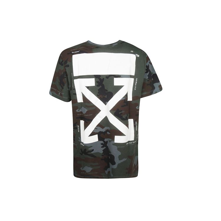 OFF-WHITE Камуфляжная приталенная футболка Зеленая камуфляжная мужская уличная одежда OMAA027E191850179901
OFF-WHITE Камуфляжная приталенная футболка Зеленая камуфляжная мужская уличная одежда OMAA027E191850179901