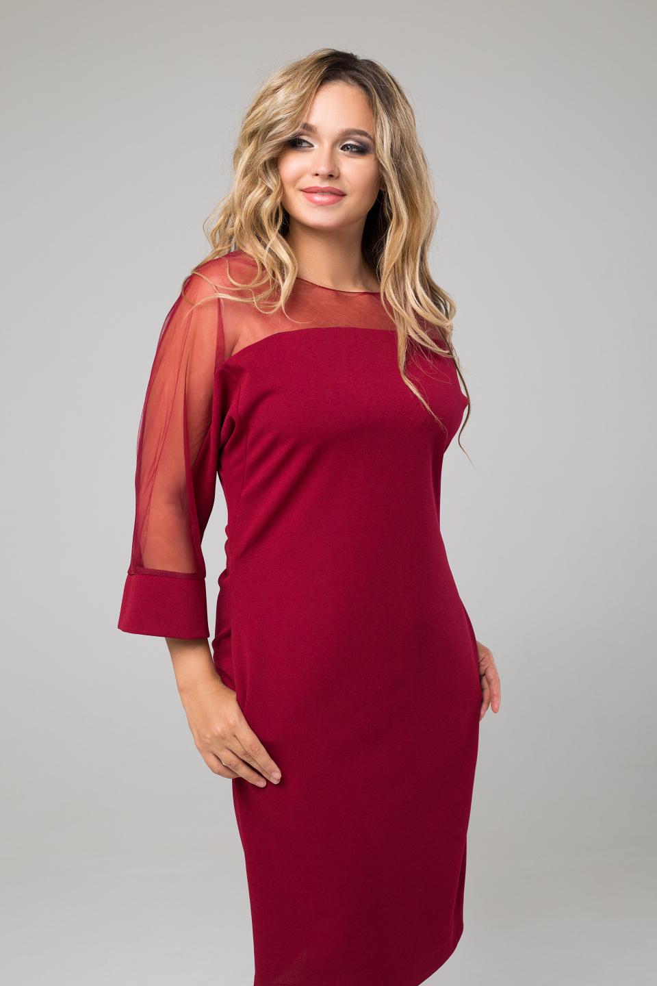 Сукня Рікарда Luzana L бордовий
Сукня Рікарда Luzana L бордовий