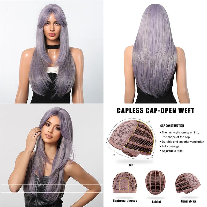 Восьмизначный парик с челкой Жен. Прямые волосы Длинные волосы Парик на всю голову Средняя длина Фиолетовый Длинный
Восьмизначный парик с челкой Жен. Прямые волосы Длинные волосы Парик на всю голову Средняя длина Фиолетовый Длинный