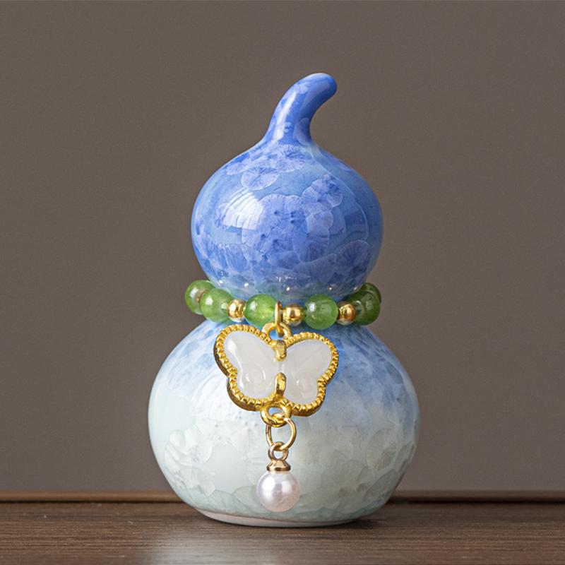 Crystal Glazed Mini Gourd Colorful Fortune Home Decorations Tea Playing Ornament Gift Chinese Style Tea Ceremony Accessories
Crystal Glazed Mini Gourd Colorful Fortune Home Decorations Tea Playing Ornament Gift Chinese Style Tea Ceremony Accessories