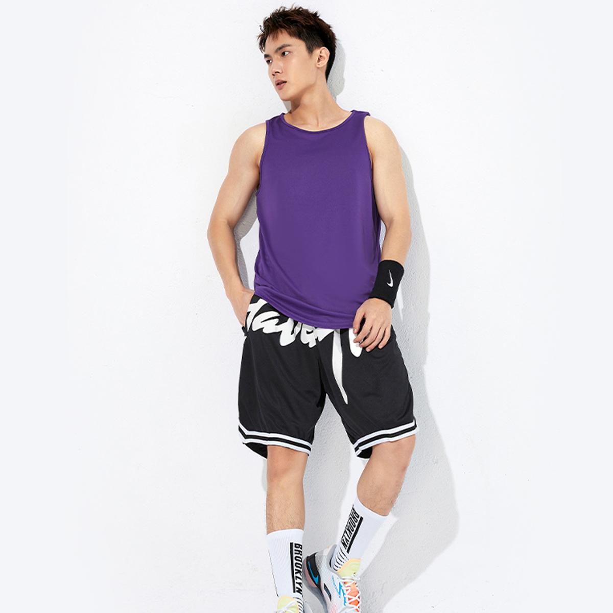 Прохладный летний топ без рукавов для фитнеса, мужская майка для бега, тренажерный зал, спортивная тонкая повседневная майка, мужская 10 цветов, 1 шт.