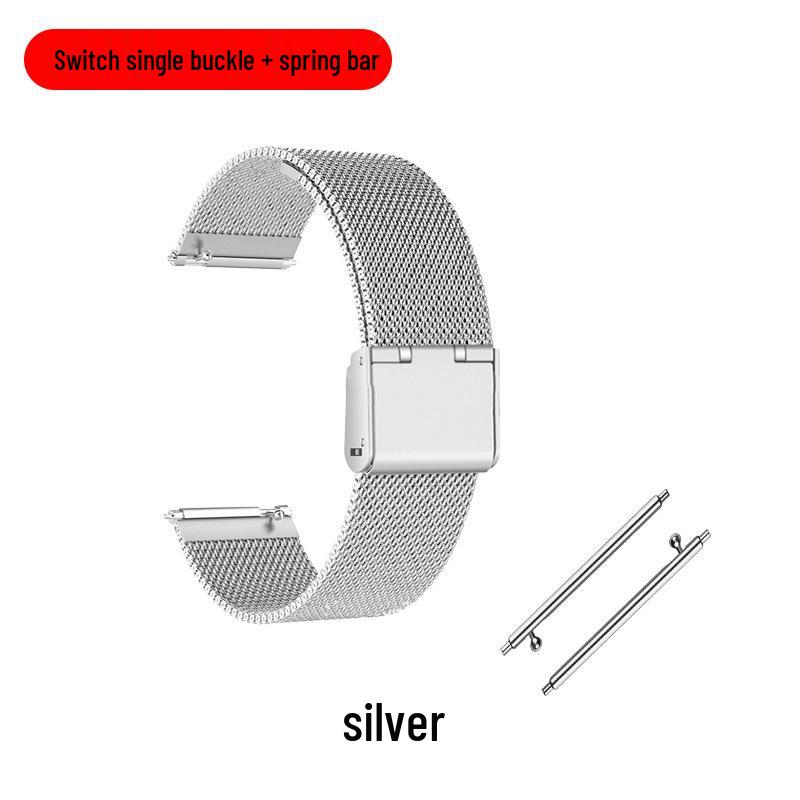 Применимый DW Huawei iWatch Apple Samsung Миланский браслет для умных часов из нержавеющей стали 06 Линия Self-measured size 22*22
Применимый DW Huawei iWatch Apple Samsung Миланский браслет для умных часов из нержавеющей стали 06 Линия Self-measured size 22*22