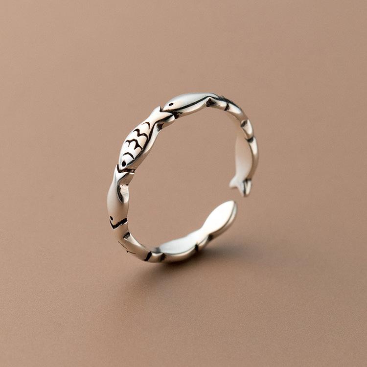 New Arrival Retro Personality 925 Silver Jewelry Simple Cute Fish Animal Exquisite Opening Rings R181 срібний
New Arrival Retro Personality 925 Silver Jewelry Simple Cute Fish Animal Exquisite Opening Rings R181 срібний