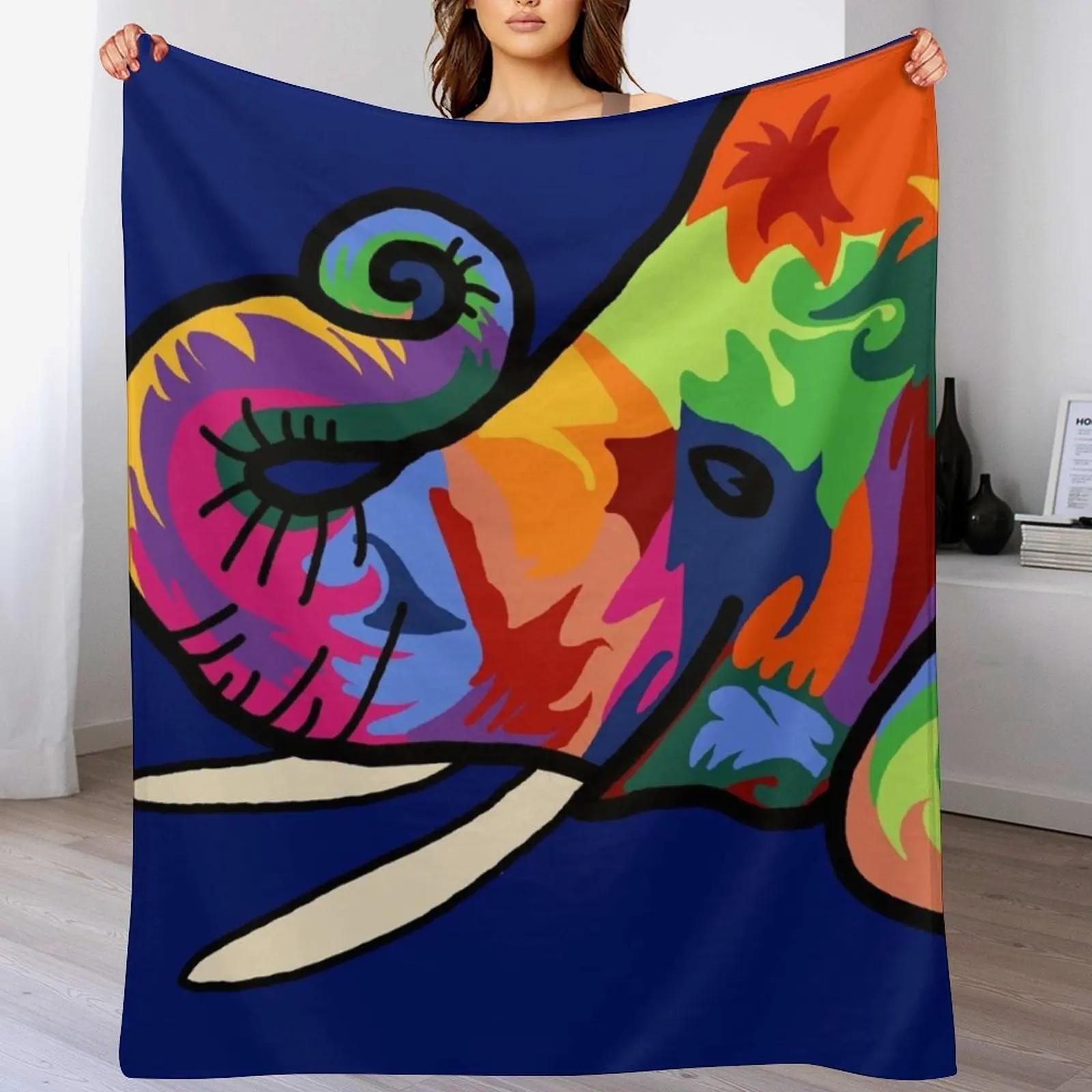 Colorful Elephant Throw Blanket Plush Fuzzy Cozy Blanket for Couch Sofa 102x76cm(40x30in)
Colorful Elephant Throw Blanket Plush Fuzzy Cozy Blanket for Couch Sofa 102x76cm(40x30in)