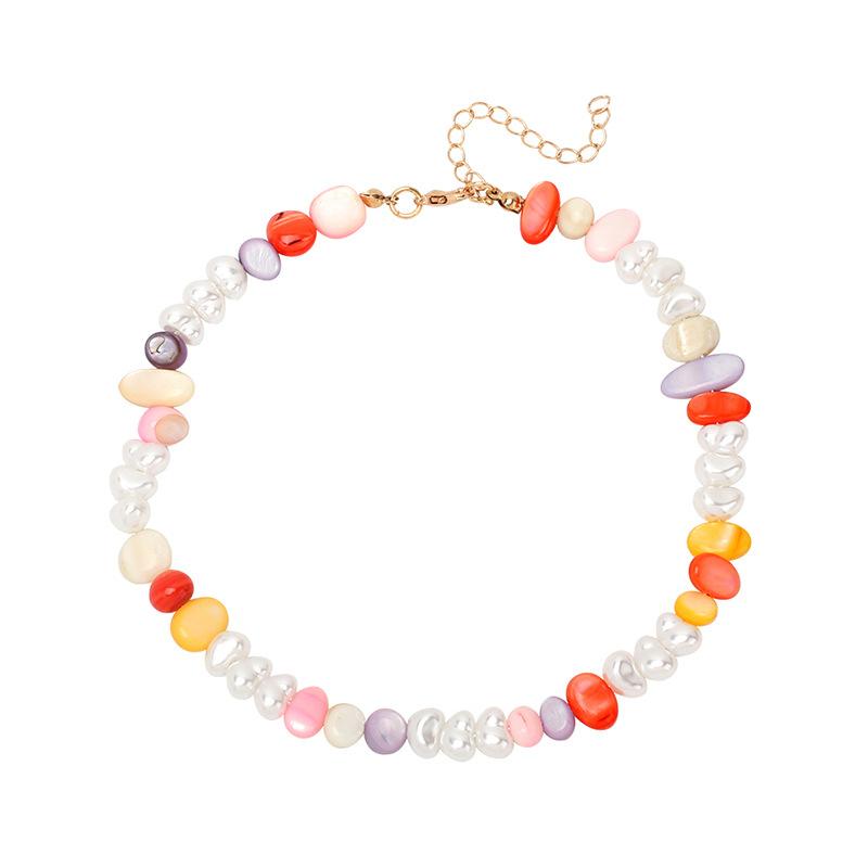 ins cold wind choker irregular pearl necklace, trendy design sense beaded collarbone chain різнокольоровий
ins cold wind choker irregular pearl necklace, trendy design sense beaded collarbone chain різнокольоровий