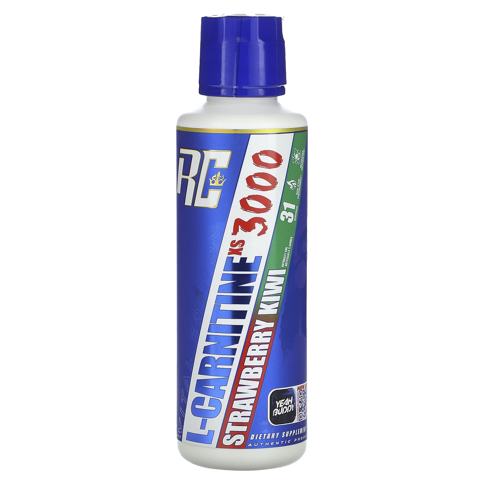 Ronnie Coleman, Vital Edition, L-CarnitineXS 3000, Strawberry Kiwi, 16 fl oz (473.28 ml)
Ronnie Coleman, Vital Edition, L-CarnitineXS 3000, Strawberry Kiwi, 16 fl oz (473.28 ml)