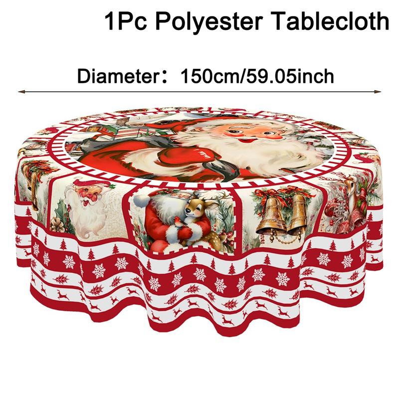 Vintage Christmas Tablecloth New Year 2026 Santa Claus Table Cover Christmas Party Table Decorations for Home 2026 Gifts Navidad
Vintage Christmas Tablecloth New Year 2026 Santa Claus Table Cover Christmas Party Table Decorations for Home 2026 Gifts Navidad