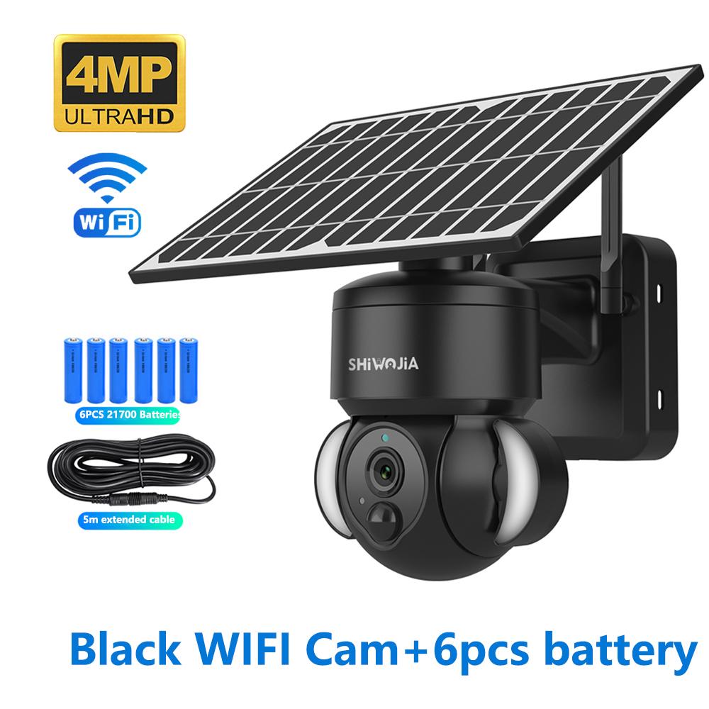 SHIWOJIA 4MP WIFI 4G Sim Card PIR Human Detection Solar Battery Security Camera CCTV Video Surveillance Outdoor Cam france квасолі чорного кольору
SHIWOJIA 4MP WIFI 4G Sim Card PIR Human Detection Solar Battery Security Camera CCTV Video Surveillance Outdoor Cam france квасолі чорного кольору