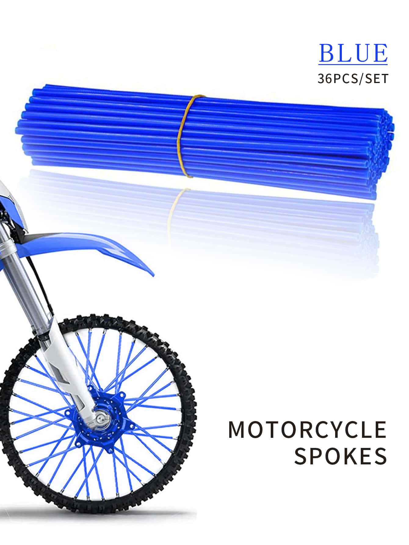 36pcs Rim Spoke Skin Off-road Motorcycle Wheel Modification Plastic Color Spoke Sleeve Universal Off-road Motorcycle Accessories синий
36pcs Rim Spoke Skin Off-road Motorcycle Wheel Modification Plastic Color Spoke Sleeve Universal Off-road Motorcycle Accessories синий