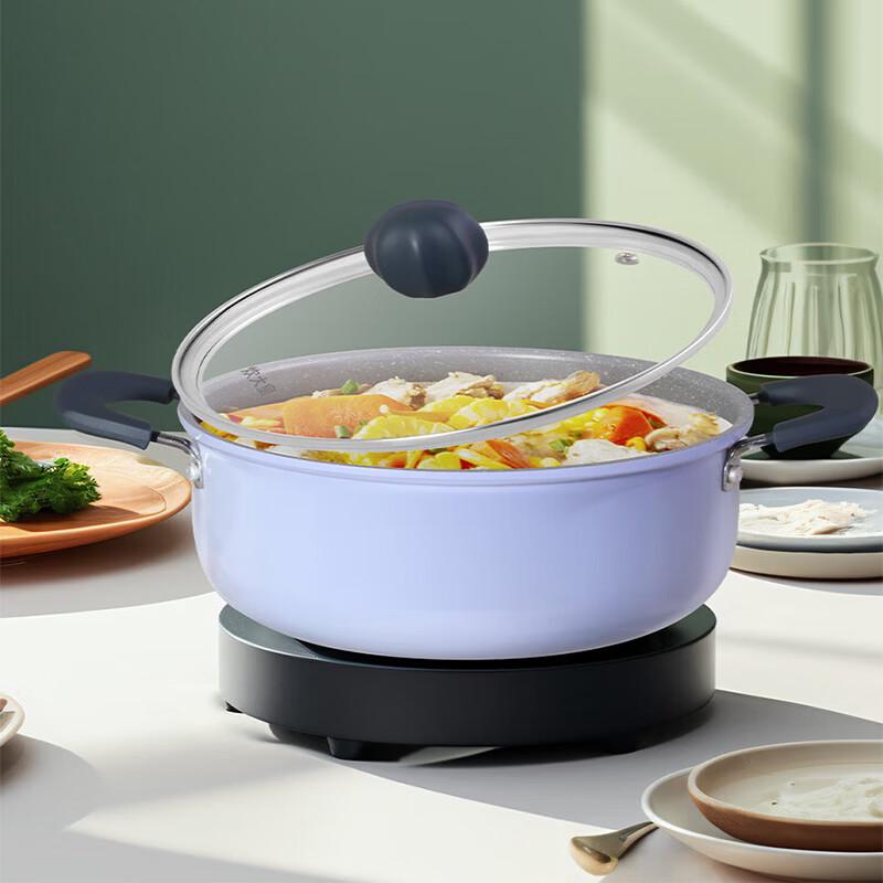 COOKER KING 22 см Суповая кастрюля с покрытием из камня маifan
COOKER KING 22 см Суповая кастрюля с покрытием из камня маifan