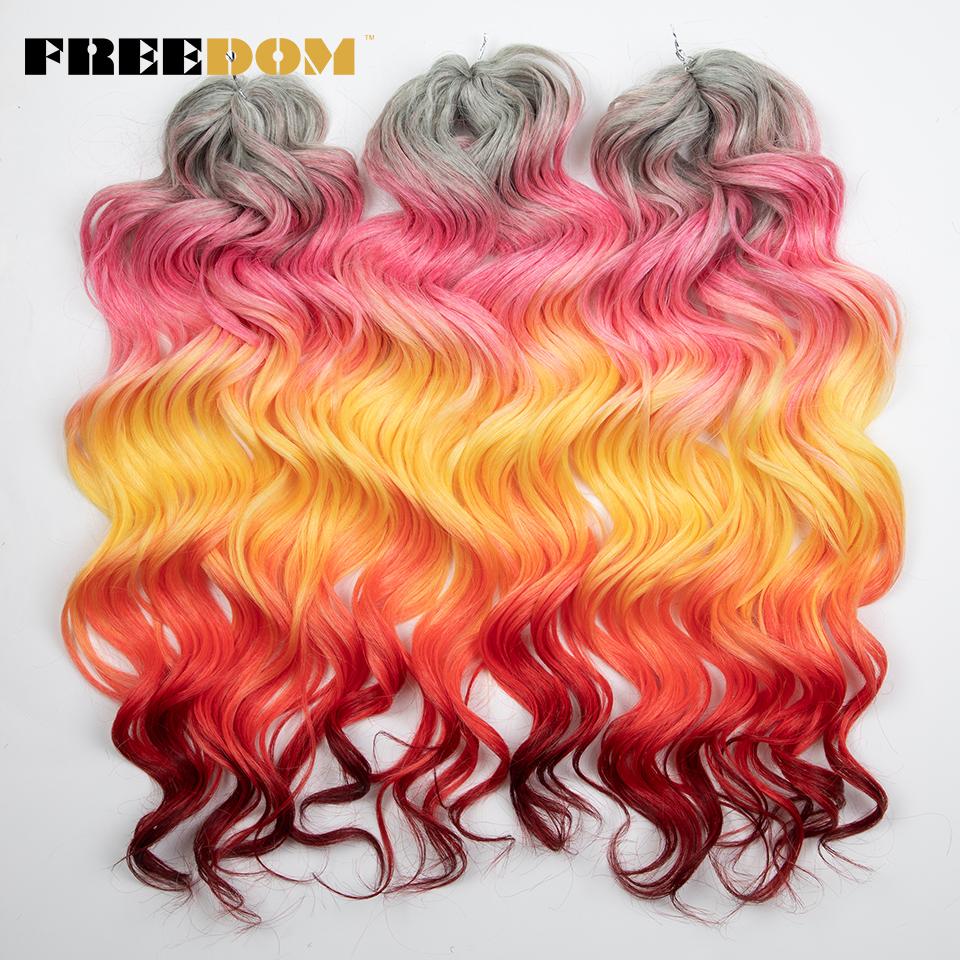 FREEDOM 24 inches 300g Deep Curly Wavy Synthetic Crochet Twist Hair Ombre Brown Blonde Rainbow Crochet Braiding Hair Extensions (as the picture,24inches-60cm)
FREEDOM 24 inches 300g Deep Curly Wavy Synthetic Crochet Twist Hair Ombre Brown Blonde Rainbow Crochet Braiding Hair Extensions (as the picture,24inches-60cm)