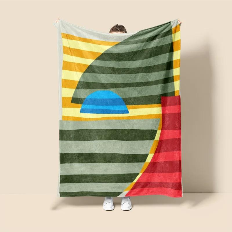 Scandinavian Ins Style Morandi Blanket Abstract Geometric Design Anti-Static Dust Netroots With The Same Sofa Cover Blanket W60H190(CM)-1 Pcs
Scandinavian Ins Style Morandi Blanket Abstract Geometric Design Anti-Static Dust Netroots With The Same Sofa Cover Blanket W60H190(CM)-1 Pcs