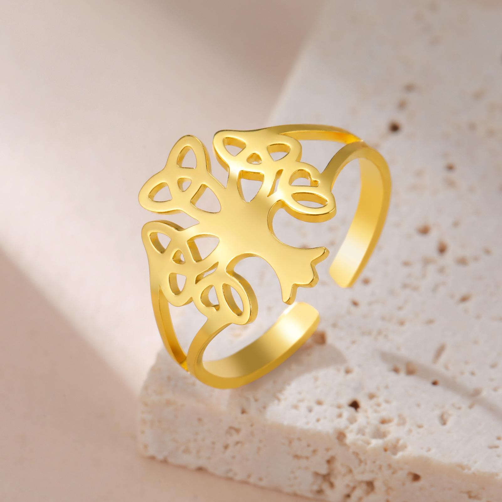 Кольцо для пары из нержавеющей стали с кельтским узлом, кольцо с деревом, амулет золотого цвета, ювелирные изделия, свадебный подарок, новый золотой
Кольцо для пары из нержавеющей стали с кельтским узлом, кольцо с деревом, амулет золотого цвета, ювелирные изделия, свадебный подарок, новый золотой