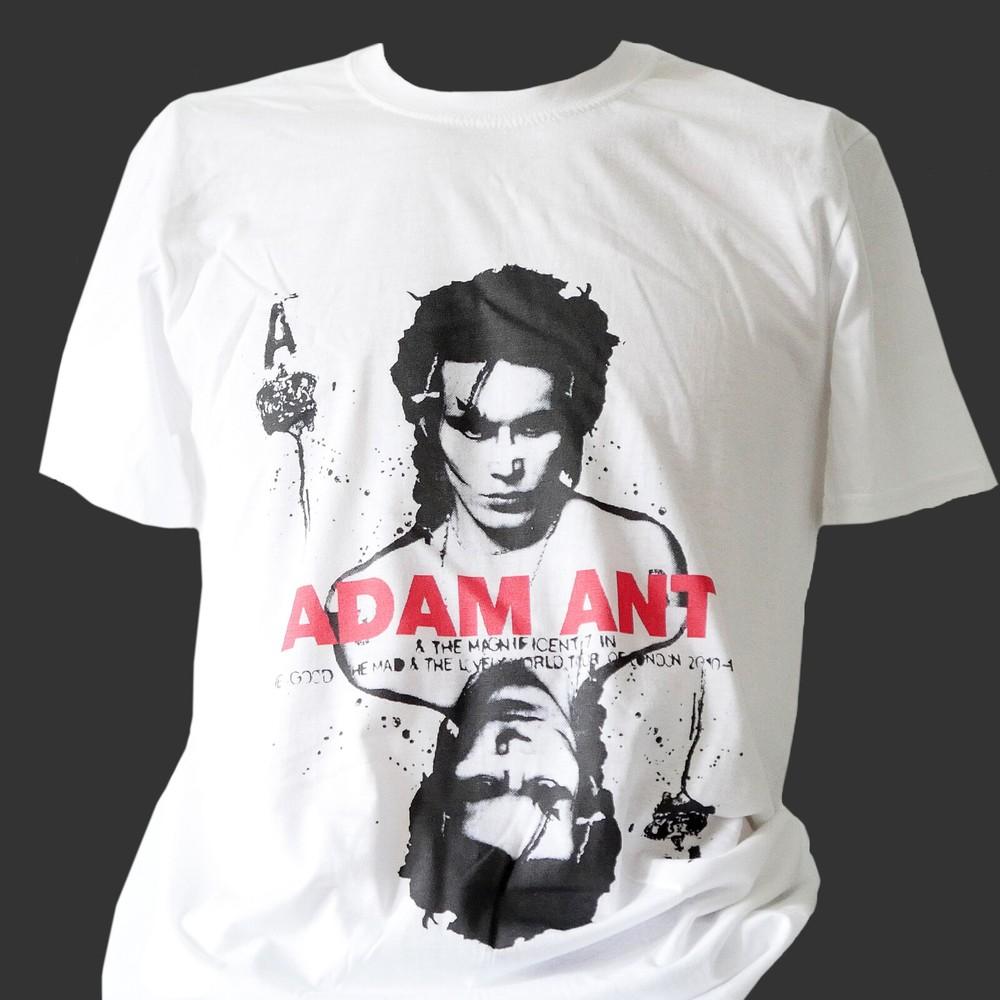 ADAM ANT NEW WAVE PUNK ROCK TSHIRT unisex S3XL Unisex T-Shirt M
ADAM ANT NEW WAVE PUNK ROCK TSHIRT unisex S3XL Unisex T-Shirt M