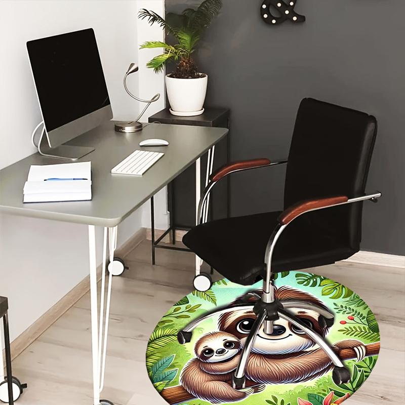1pc Office Carpet Chair Mats Sloth Family in Tropical Forest Perfect for Decorating Office Chairss, Or Bedrooms.YDT371 80cm by 80cm
1pc Office Carpet Chair Mats Sloth Family in Tropical Forest Perfect for Decorating Office Chairss, Or Bedrooms.YDT371 80cm by 80cm