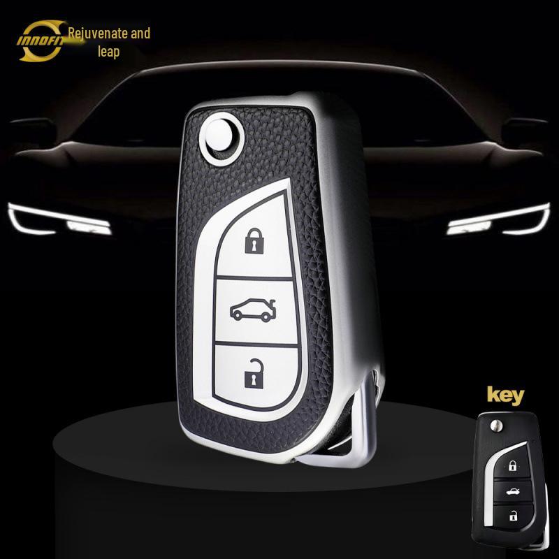 Leather Grain Car Key Case for Toyota Corolla, Highlander, Reiz, RAV4, Levin opp
Leather Grain Car Key Case for Toyota Corolla, Highlander, Reiz, RAV4, Levin opp