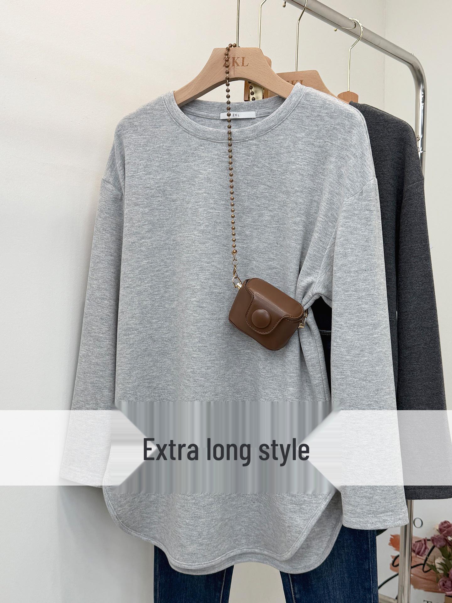 Women s Heavyweight Silk Wool Crew Neck T-Shirt, Loose Fit, Gray, Mid-Length, Covers Buttocks - Autumn/Winter Base Layer Top Large
Women s Heavyweight Silk Wool Crew Neck T-Shirt, Loose Fit, Gray, Mid-Length, Covers Buttocks - Autumn/Winter Base Layer Top Large