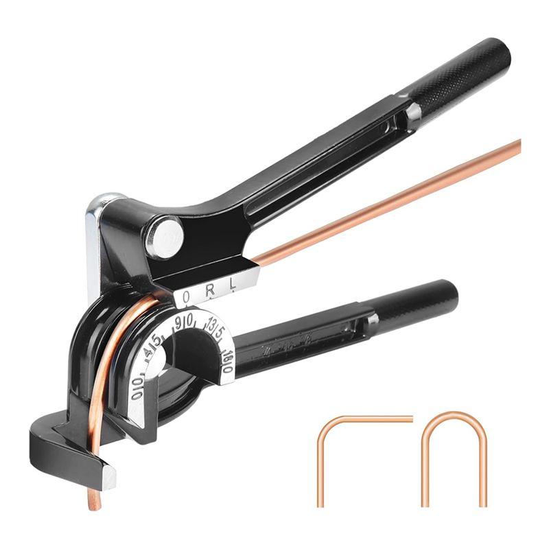 A34R Tube Bender -180 Degree 3 In 1 Pipe Bender Suitable For Bending 1/4Inch 5/16Inch 3/8Inch OD Copper,Brass & Steel Pipes чёрный
A34R Tube Bender -180 Degree 3 In 1 Pipe Bender Suitable For Bending 1/4Inch 5/16Inch 3/8Inch OD Copper,Brass & Steel Pipes чёрный