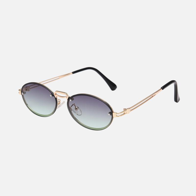 Classic Oval Small Frame Sunglasses Men Women Vintage Rimless Sun Glasses Brand Designer Retro Male Black Shades Oculos De Sol show as picture
Classic Oval Small Frame Sunglasses Men Women Vintage Rimless Sun Glasses Brand Designer Retro Male Black Shades Oculos De Sol show as picture