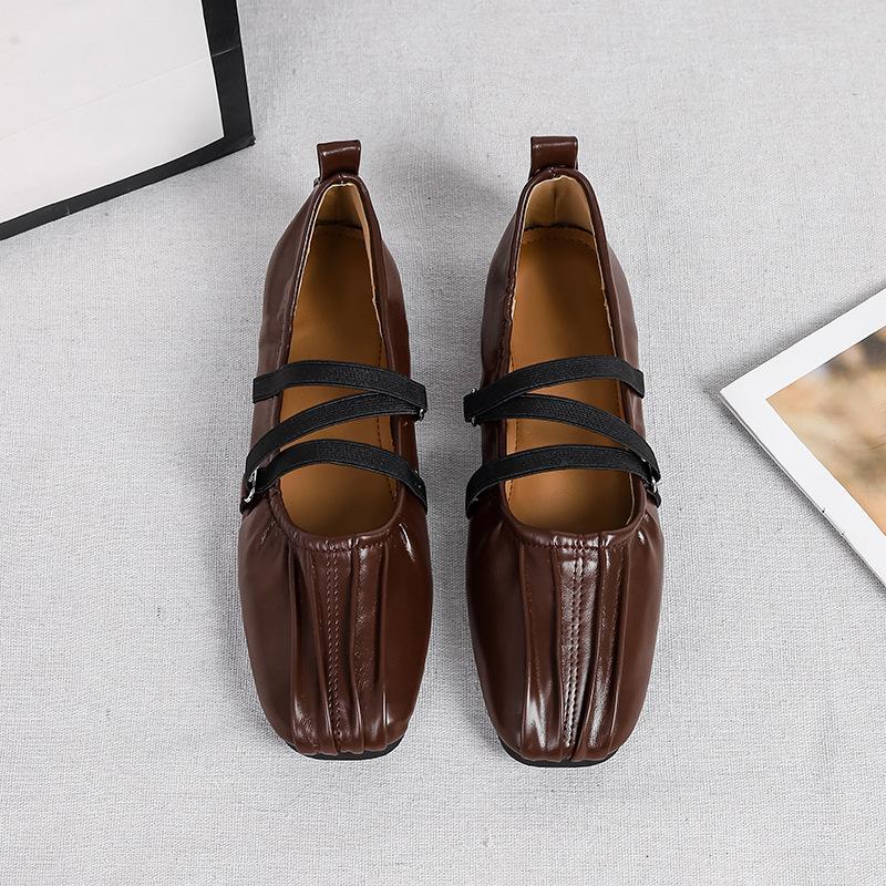 Fashion Flats Comfortable Woman Shoes Single Shoes Women s Loafers Spring New Models Are Not Tired Feet Flat Mary Jane Leather Shoes 35
Fashion Flats Comfortable Woman Shoes Single Shoes Women s Loafers Spring New Models Are Not Tired Feet Flat Mary Jane Leather Shoes 35