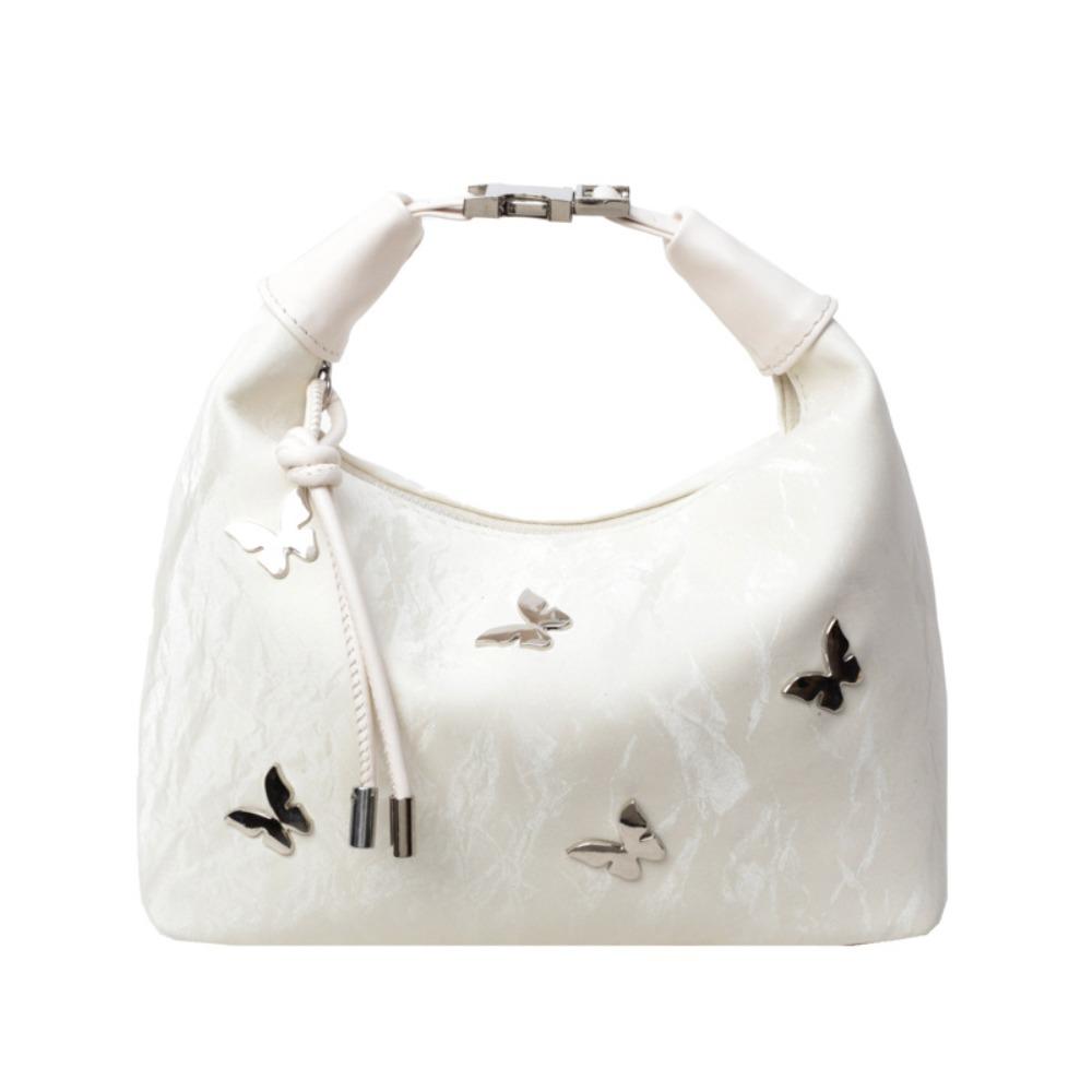Solid Color Hanfu Shoulder Bag Zipper Butterfly Crossbody Bag Retro Cheongsam Bag Daily білий
Solid Color Hanfu Shoulder Bag Zipper Butterfly Crossbody Bag Retro Cheongsam Bag Daily білий