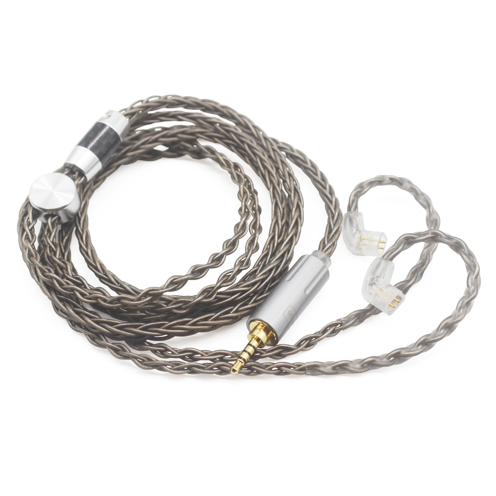 Youkamoo Balanced 8 Core Braided Silver Plated Wire Upgrade Cable Sound Quality Adjustment Ear Hook Replacement Cable ZSN Pro ZS10 Pro NF2u KZ ZSX QDC
Youkamoo Balanced 8 Core Braided Silver Plated Wire Upgrade Cable Sound Quality Adjustment Ear Hook Replacement Cable ZSN Pro ZS10 Pro NF2u KZ ZSX QDC