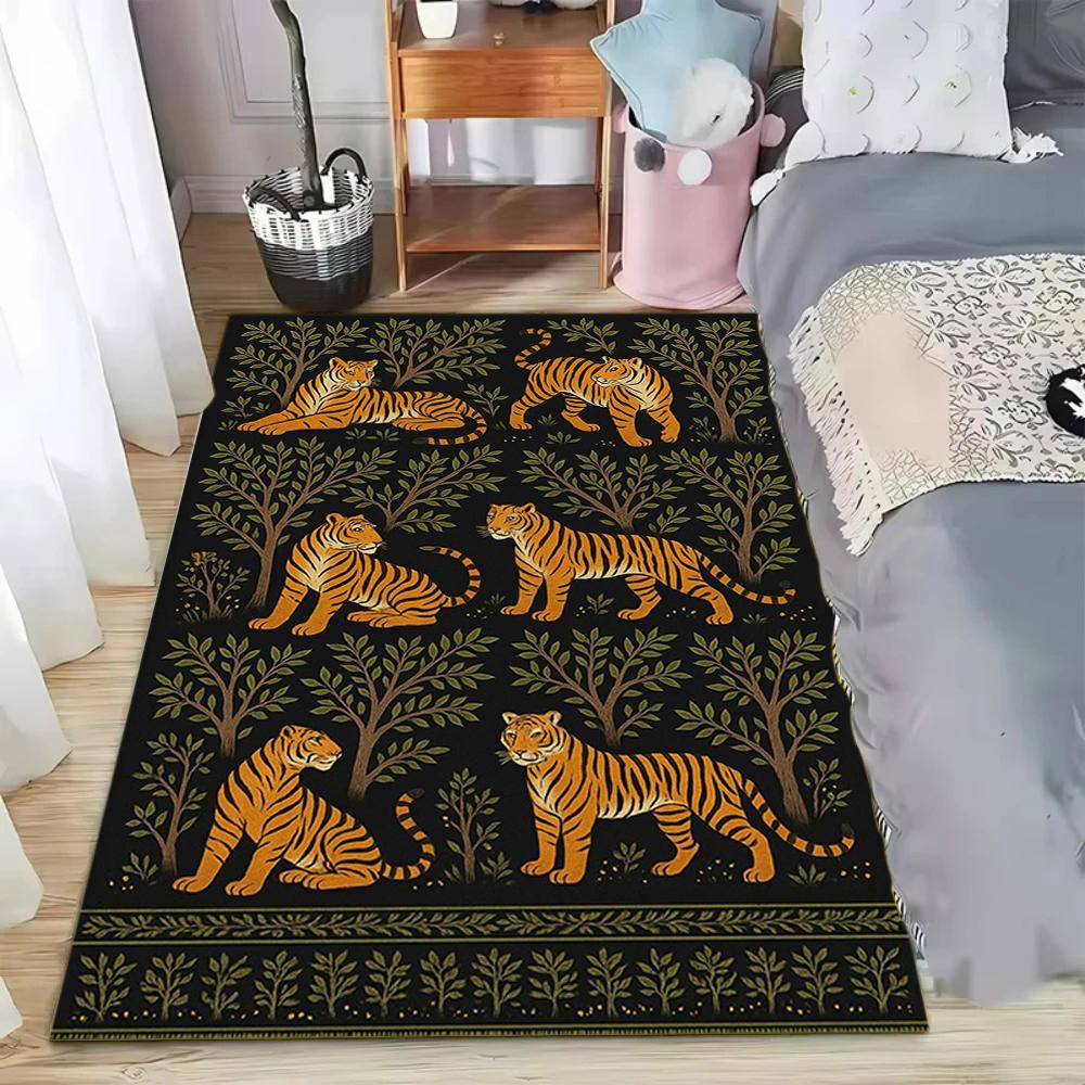 Chinese Style Tiger Printed Floor Mat Plant Flowers Tiger Carpet Soft Floor Mat Living Room Entrance Carpet 40x60cm
Chinese Style Tiger Printed Floor Mat Plant Flowers Tiger Carpet Soft Floor Mat Living Room Entrance Carpet 40x60cm