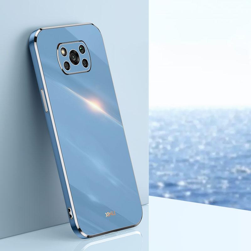 XINLI Phone Case for Xiaomi Poco X3/X3 Pro/X3 NFC,Drop Proof Electroplating Golden Edge TPU Protective Back Cover Blue
XINLI Phone Case for Xiaomi Poco X3/X3 Pro/X3 NFC,Drop Proof Electroplating Golden Edge TPU Protective Back Cover Blue