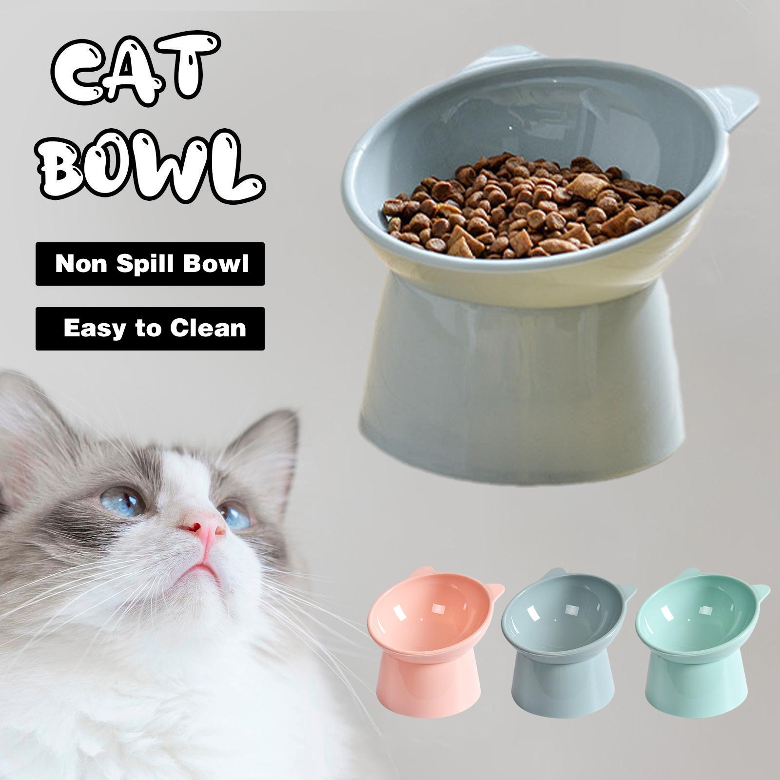 Cat Bowl Pet Tilting Bowl Elevated Tilted Pet Feeder Pet Cat Feeding Bowl Accessories Supplies H5E9
Cat Bowl Pet Tilting Bowl Elevated Tilted Pet Feeder Pet Cat Feeding Bowl Accessories Supplies H5E9