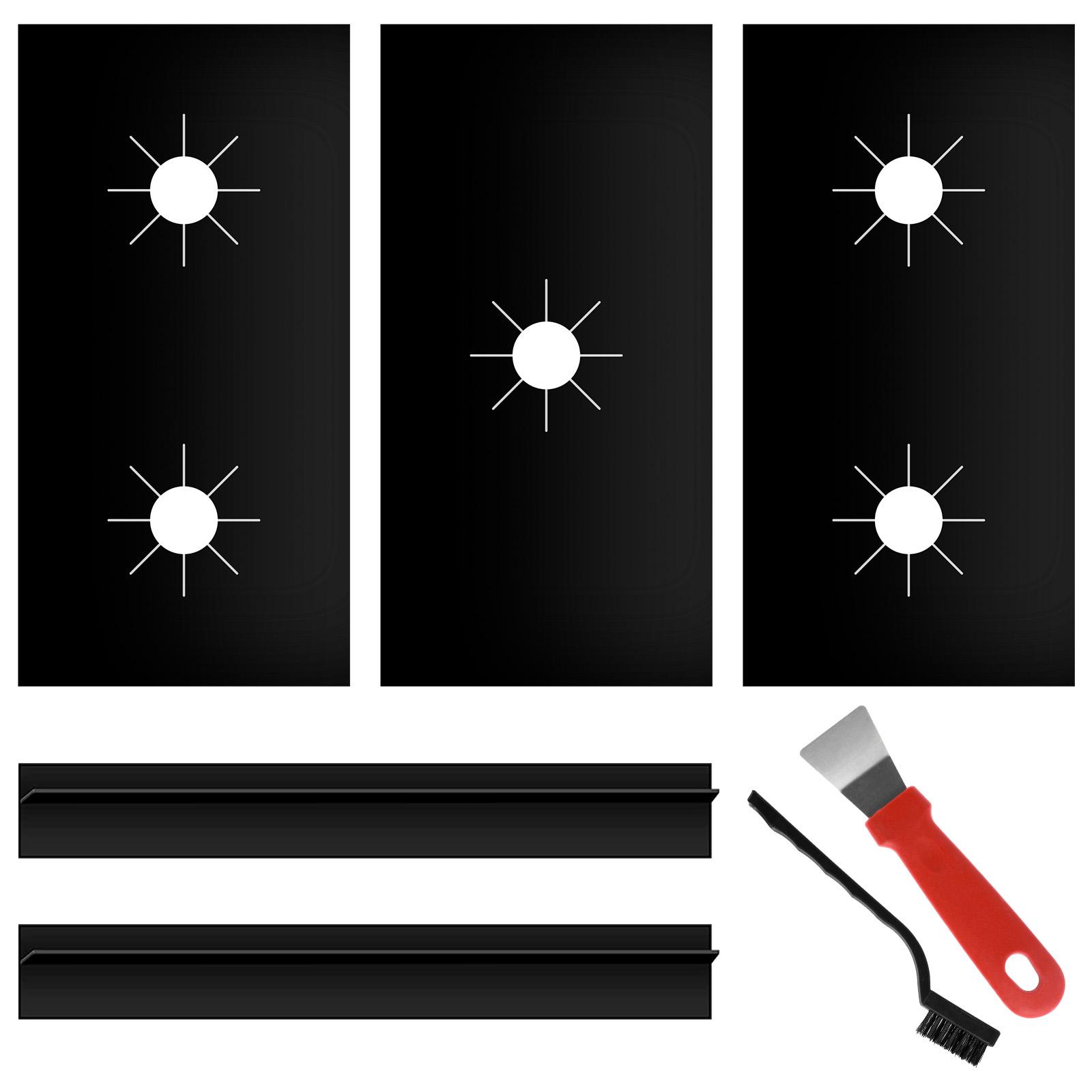 Gas Stove Surface Protection Pad Protecting Mat with Scraper and Brush Washable Oil And Dirt Resistant Kitchen Cleaning Accessor чорний
Gas Stove Surface Protection Pad Protecting Mat with Scraper and Brush Washable Oil And Dirt Resistant Kitchen Cleaning Accessor чорний