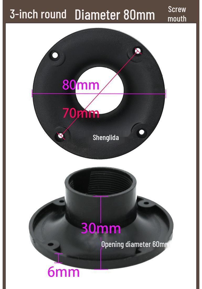 3/4/5-Inch Home Audio Column Speaker Tweeter Horn - DIY Plastic Shell
3/4/5-Inch Home Audio Column Speaker Tweeter Horn - DIY Plastic Shell