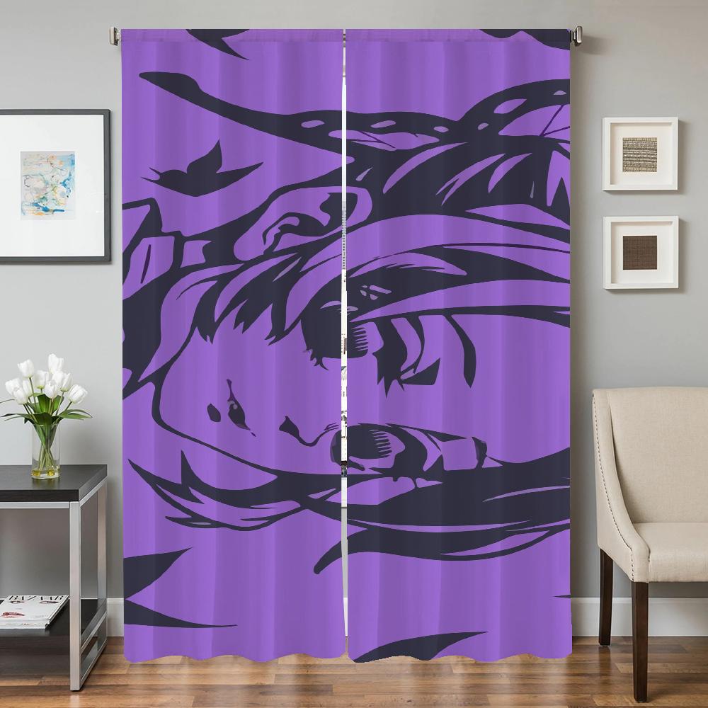 Window Kitchen Curtains Living Room Door Curtain Demon Slayer Bedroom Decoration Partition Light Blocking Set Of 2 Made Polyester Great Decor W100*H130(CM)-Hooks&2PCS
Window Kitchen Curtains Living Room Door Curtain Demon Slayer Bedroom Decoration Partition Light Blocking Set Of 2 Made Polyester Great Decor W100*H130(CM)-Hooks&2PCS