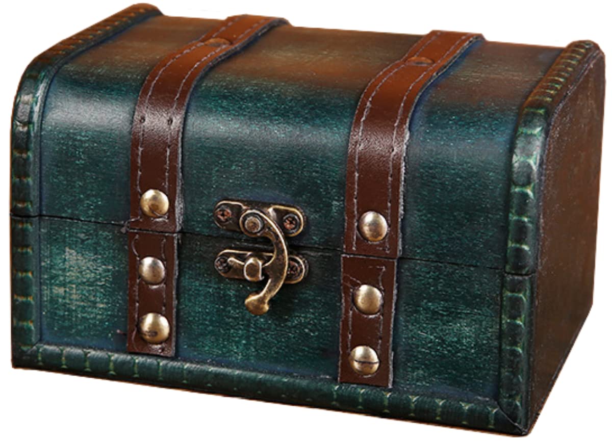 elrinrin Storage Box Antique Style Box Dark Green Small Box Storage Retro Wooden Box Storage Box Accessory Storage Treasure Box (A) зелёный
elrinrin Storage Box Antique Style Box Dark Green Small Box Storage Retro Wooden Box Storage Box Accessory Storage Treasure Box (A) зелёный