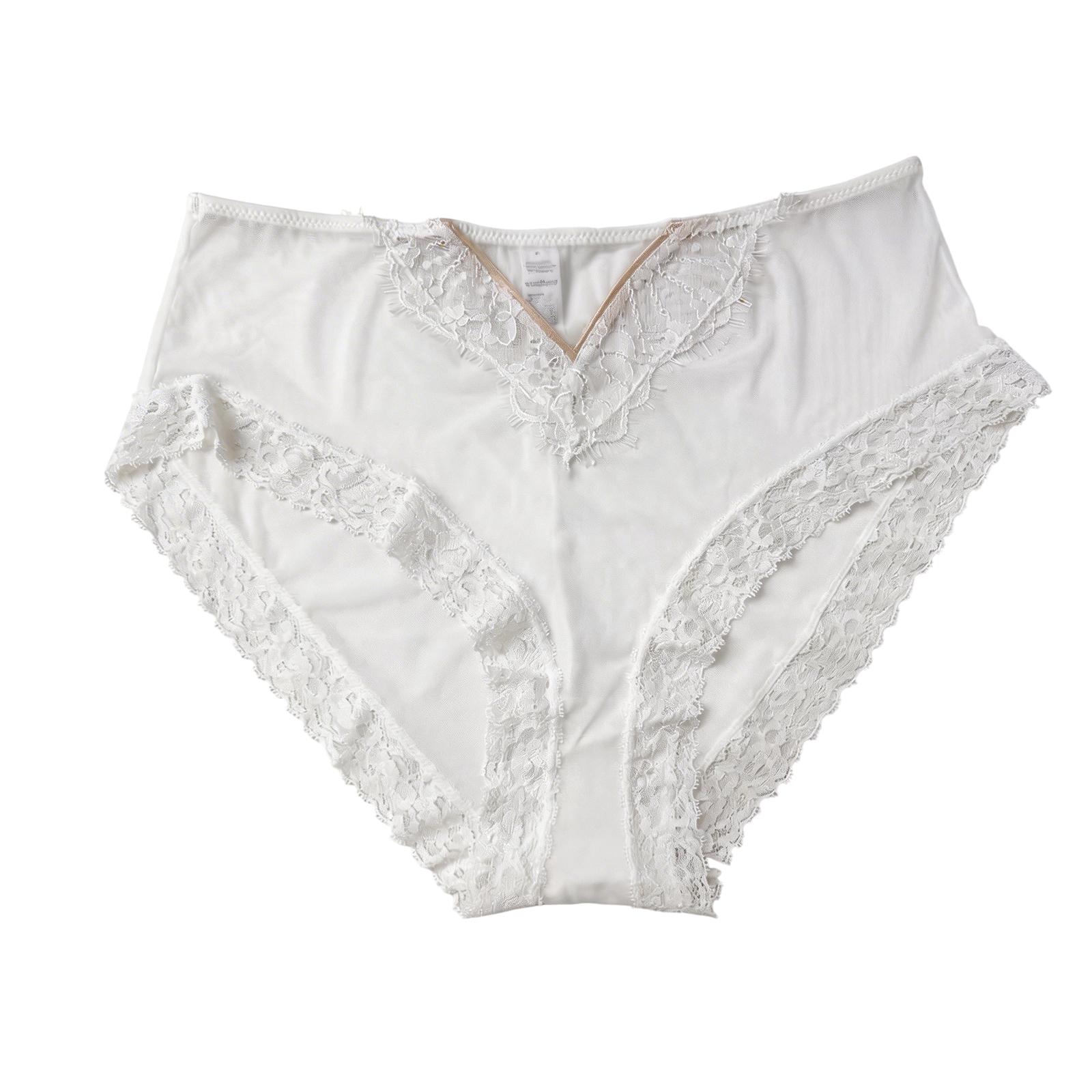 Zeriluna V Ultra-thin lace panties Lightweight and breathable lace trim, soft and skin-friendly, comfortable waistband White,S
Zeriluna V Ultra-thin lace panties Lightweight and breathable lace trim, soft and skin-friendly, comfortable waistband White,S