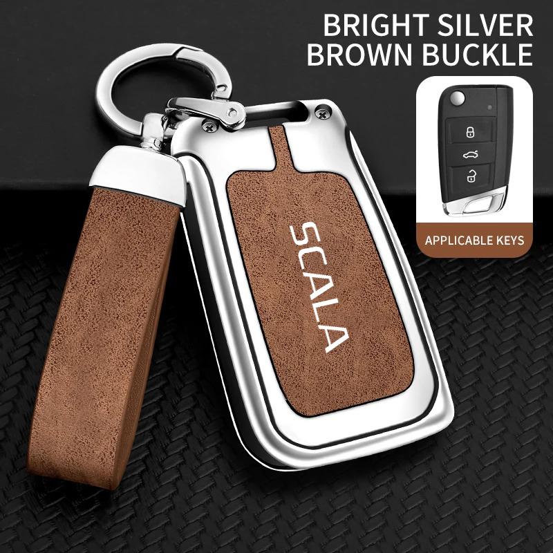 Zinc Alloy Key Case Suitable for Skoda Scala 2016 2017 2018 2019 3 Key Car Key Case Alloy High Grade Leather Key Case Accessory
Zinc Alloy Key Case Suitable for Skoda Scala 2016 2017 2018 2019 3 Key Car Key Case Alloy High Grade Leather Key Case Accessory