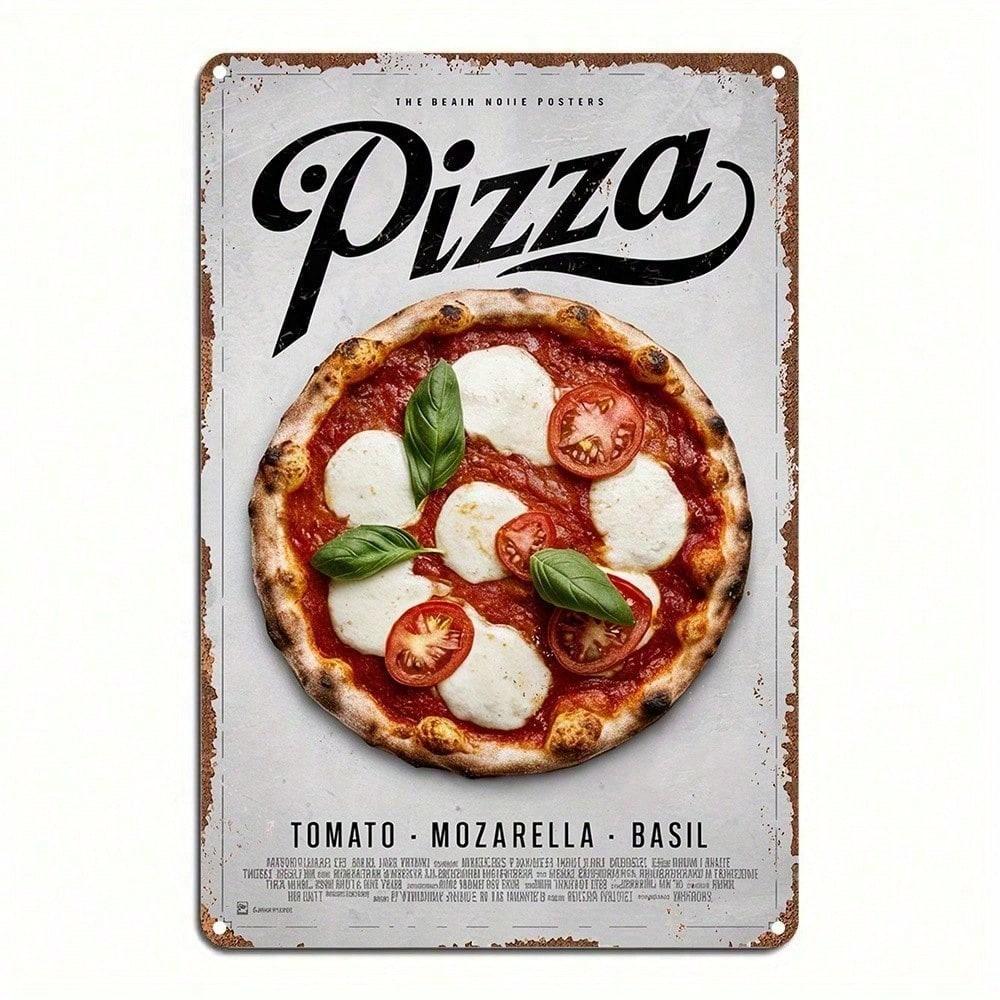 Pizza Vitta 12 Inch Metal Wall Poster Kitchen Tomatoes Mozzarella Basil
Pizza Vitta 12 Inch Metal Wall Poster Kitchen Tomatoes Mozzarella Basil