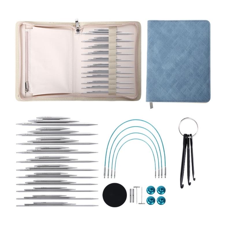 Набір металевих кругових спиць 10 пар з футляром Металеві змінні спиці для в язання 2.0мм-4.5мм 1
Набір металевих кругових спиць 10 пар з футляром Металеві змінні спиці для в язання 2.0мм-4.5мм 1