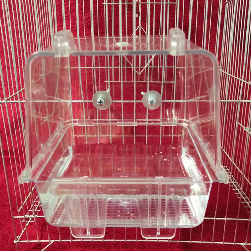 Hanging Pet Bird Parrot Clear Shower Bathing Tub Box Bathtub Cage Cleaning Tool чистий
Hanging Pet Bird Parrot Clear Shower Bathing Tub Box Bathtub Cage Cleaning Tool чистий