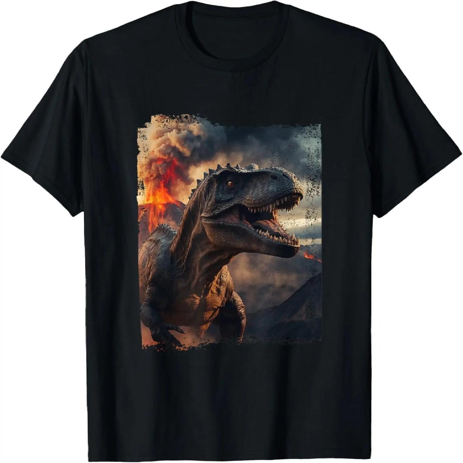 Dinosaur T-Rex Roaring and Volcano Realistic Dino Graphic T-Shirt XXXXXL чорний
Dinosaur T-Rex Roaring and Volcano Realistic Dino Graphic T-Shirt XXXXXL чорний