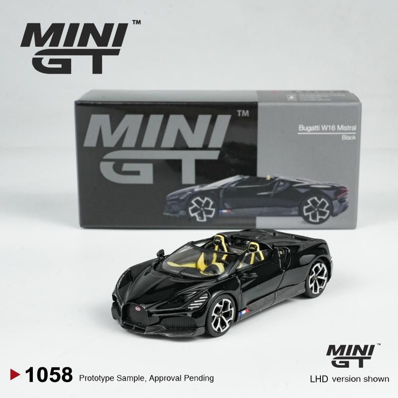 MINIGT 1:64 Bugatti W16 Mistral Чорний литий автомодель 1058
MINIGT 1:64 Bugatti W16 Mistral Чорний литий автомодель 1058