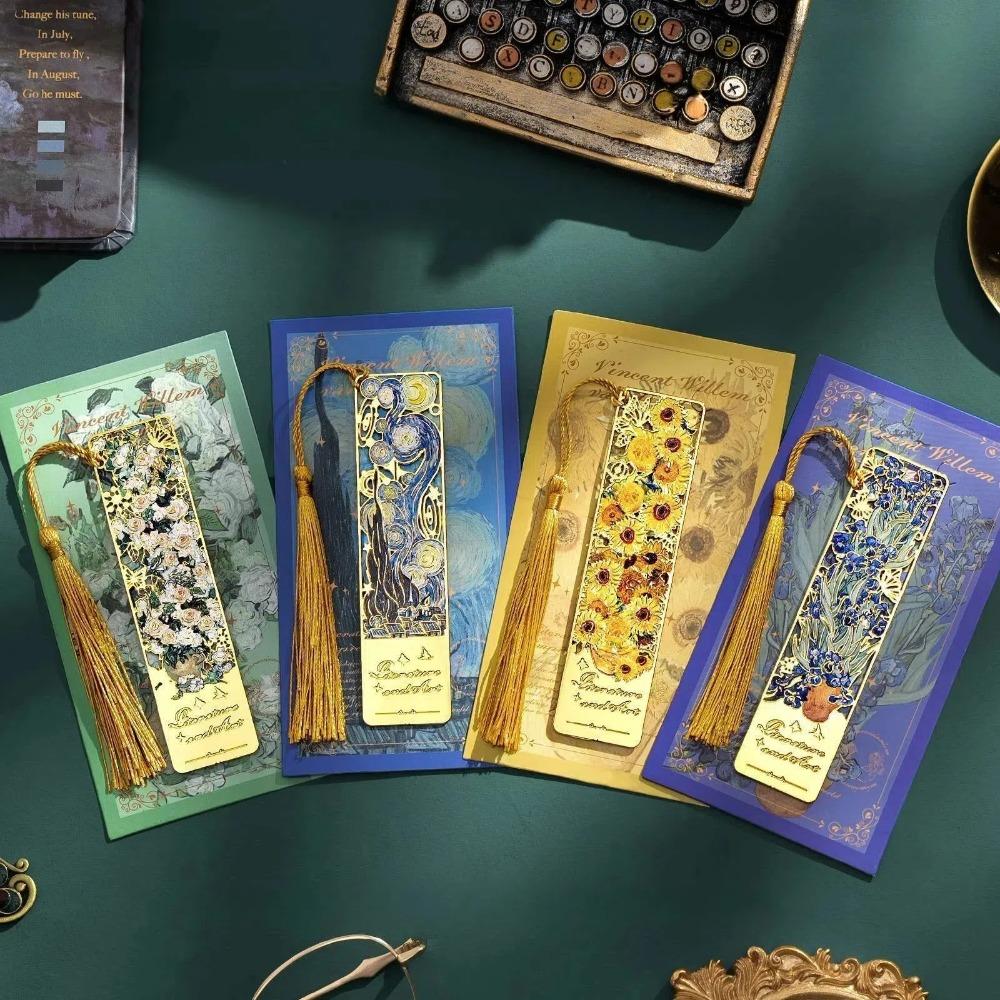 Hollow Metal Book Marks Long Tassel Reading Stationery Reading Book Tools for Book Club Readers Sunflower
Hollow Metal Book Marks Long Tassel Reading Stationery Reading Book Tools for Book Club Readers Sunflower