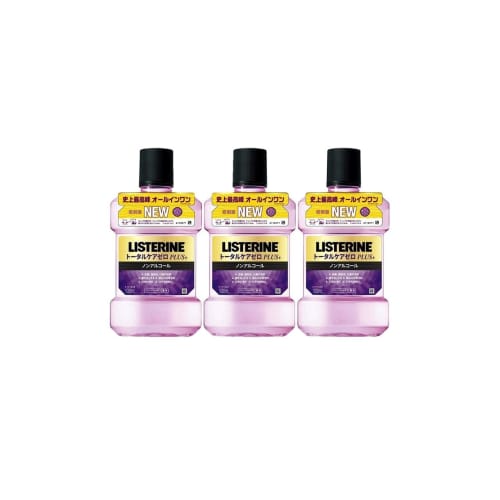 Set of 3 Medicated Listerine Mouthwash Total Care Zero Plus 1000ml
Set of 3 Medicated Listerine Mouthwash Total Care Zero Plus 1000ml