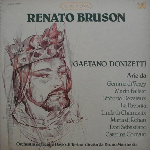 LP Record RENATO BRUSON GAETANO DONIZETTI Arie ANC25007 ARS NOVA 1977 Italy Classical Used
LP Record RENATO BRUSON GAETANO DONIZETTI Arie ANC25007 ARS NOVA 1977 Italy Classical Used