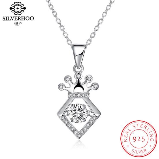 SILVERHOO женское элегантное полое украшение для шеи и шеи со стразами, ожерелье из серебра 925 пробы с кубическим цирконием
SILVERHOO женское элегантное полое украшение для шеи и шеи со стразами, ожерелье из серебра 925 пробы с кубическим цирконием