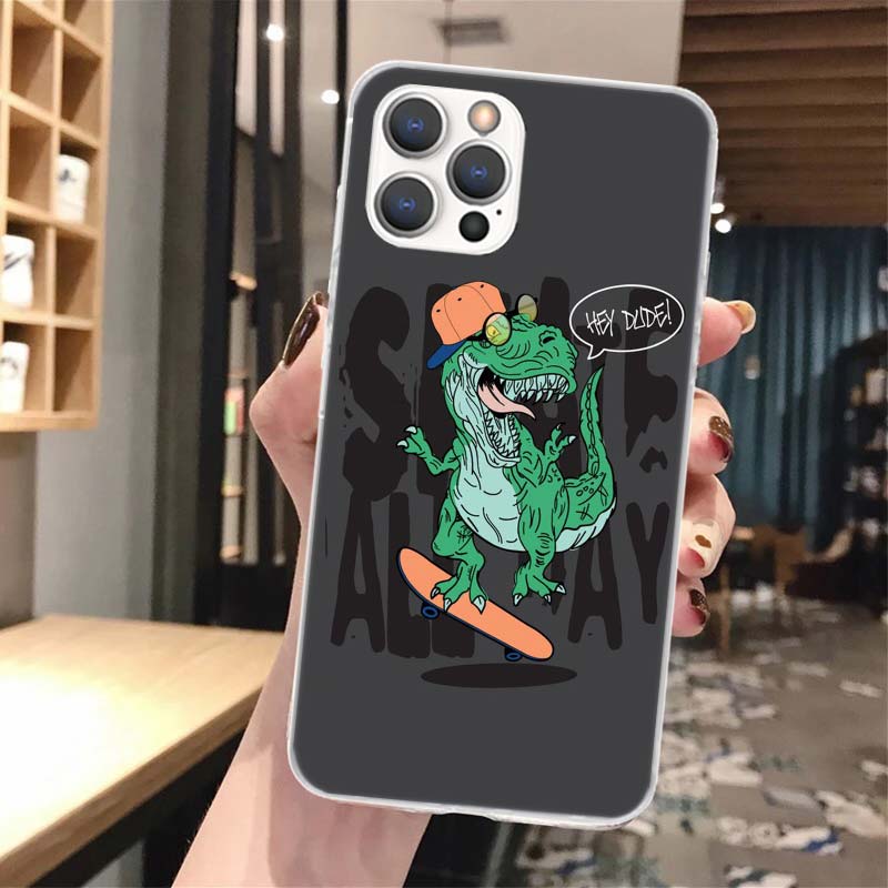 Dinosaur Skate Dude Play Soft Phone Case For iPhone 16 15 14 13 12 11 Pro Max X XR XS 7 Plus 8 + SE 2020 Pattern Customized Cove iPhone 15 Pro
Dinosaur Skate Dude Play Soft Phone Case For iPhone 16 15 14 13 12 11 Pro Max X XR XS 7 Plus 8 + SE 2020 Pattern Customized Cove iPhone 15 Pro