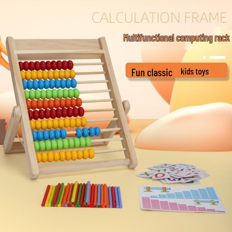 Children s 10-Row Wooden Abacus: Math Teaching Aid for Toddlers and Elementary Students
Children s 10-Row Wooden Abacus: Math Teaching Aid for Toddlers and Elementary Students