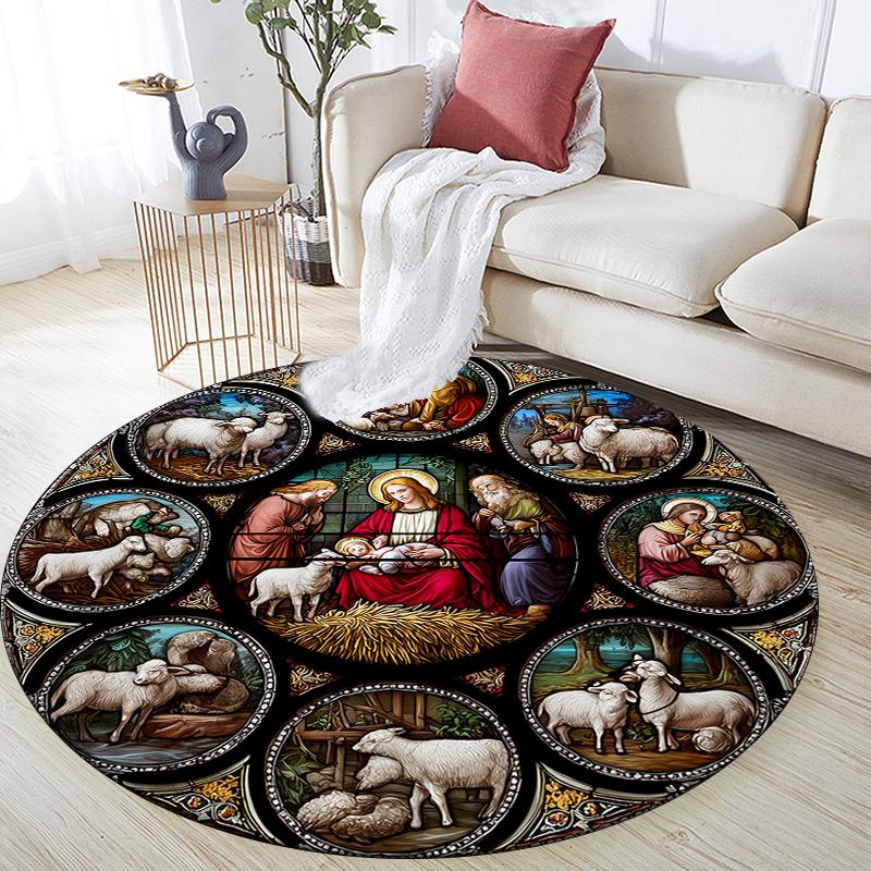 Angel pattern round rug,Carpet Rug for Living Room Bedroom Sofa Playroom Decor,Non-slip Floor Mat,Holiday Gifts and Birthday Gifts 80cmx80cm
Angel pattern round rug,Carpet Rug for Living Room Bedroom Sofa Playroom Decor,Non-slip Floor Mat,Holiday Gifts and Birthday Gifts 80cmx80cm