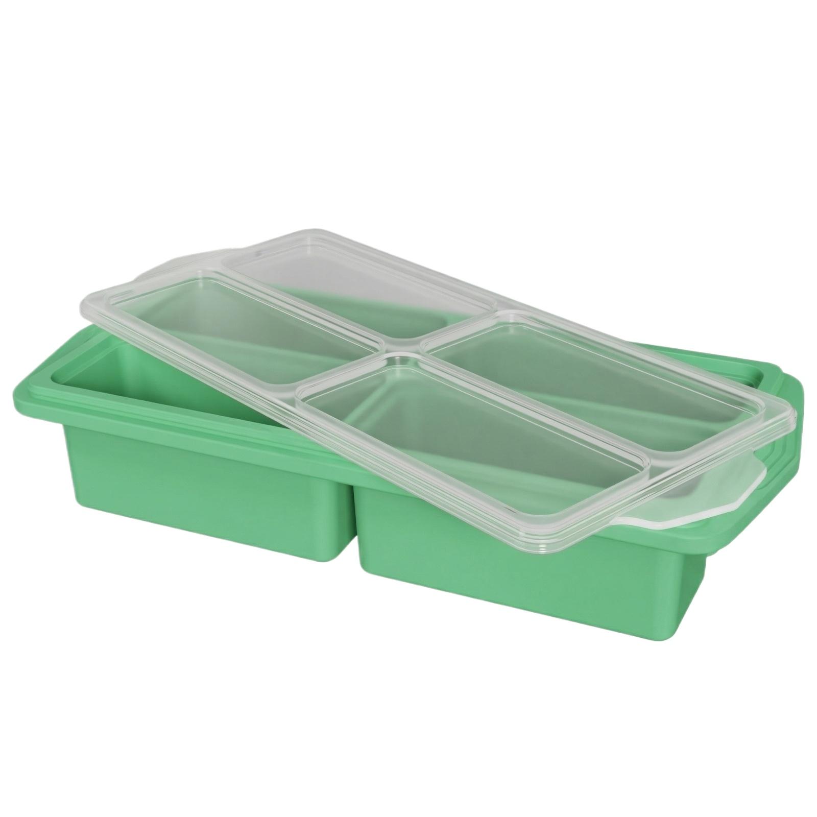 Silicone Trays for Soup Stock Freezer Molds Large Capacity Divided Freezing Container one size зелений
Silicone Trays for Soup Stock Freezer Molds Large Capacity Divided Freezing Container one size зелений