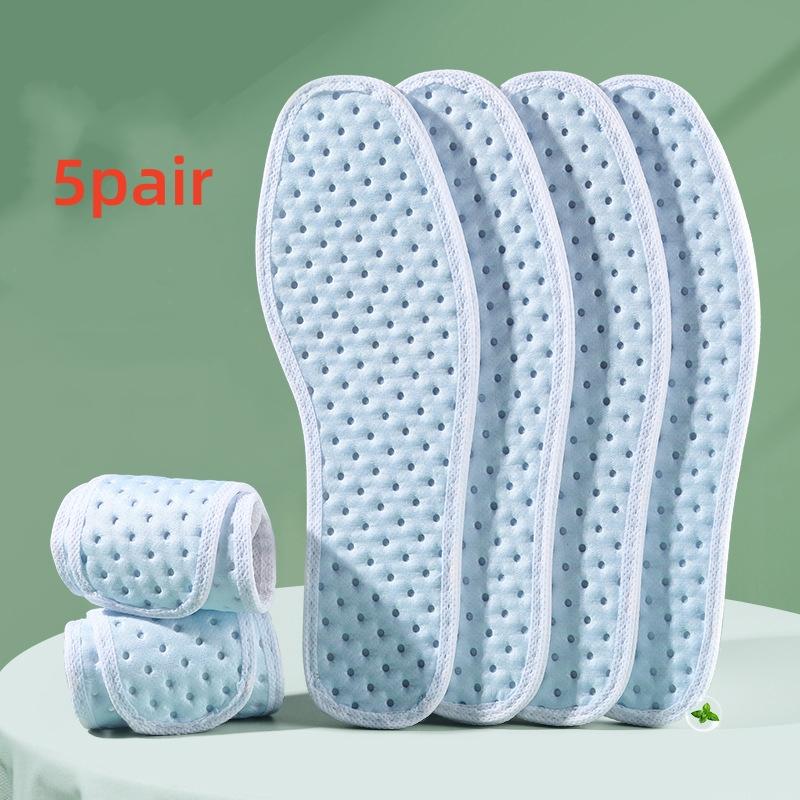 5 пар дезодорирующих мягких стелек с полынью: Дышащий, впитывающий пот, травяной комфорт для военных тренировок и летних видов спорта Size 39 белый
5 пар дезодорирующих мягких стелек с полынью: Дышащий, впитывающий пот, травяной комфорт для военных тренировок и летних видов спорта Size 39 белый